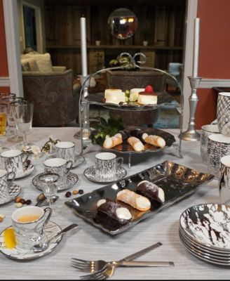 Matrix Espresso Cups & Saucers Set, Service for 6