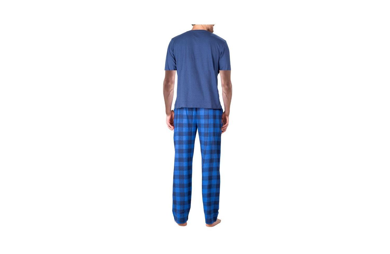 Men's Short Sleeve Knit Pajama Set