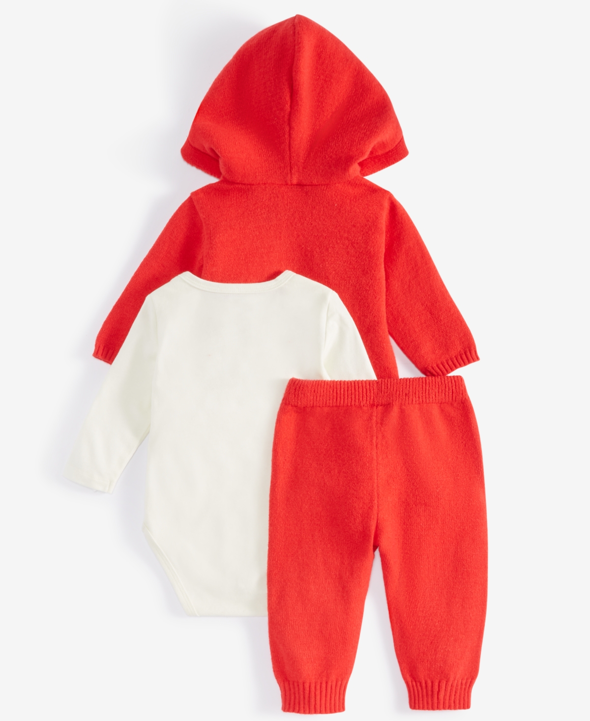 Disney Baby Boys Mickey Mouse Hooded Sweater Jacket, Mickey & Pluto Graphic Bodysuit & Pants, Piece Set