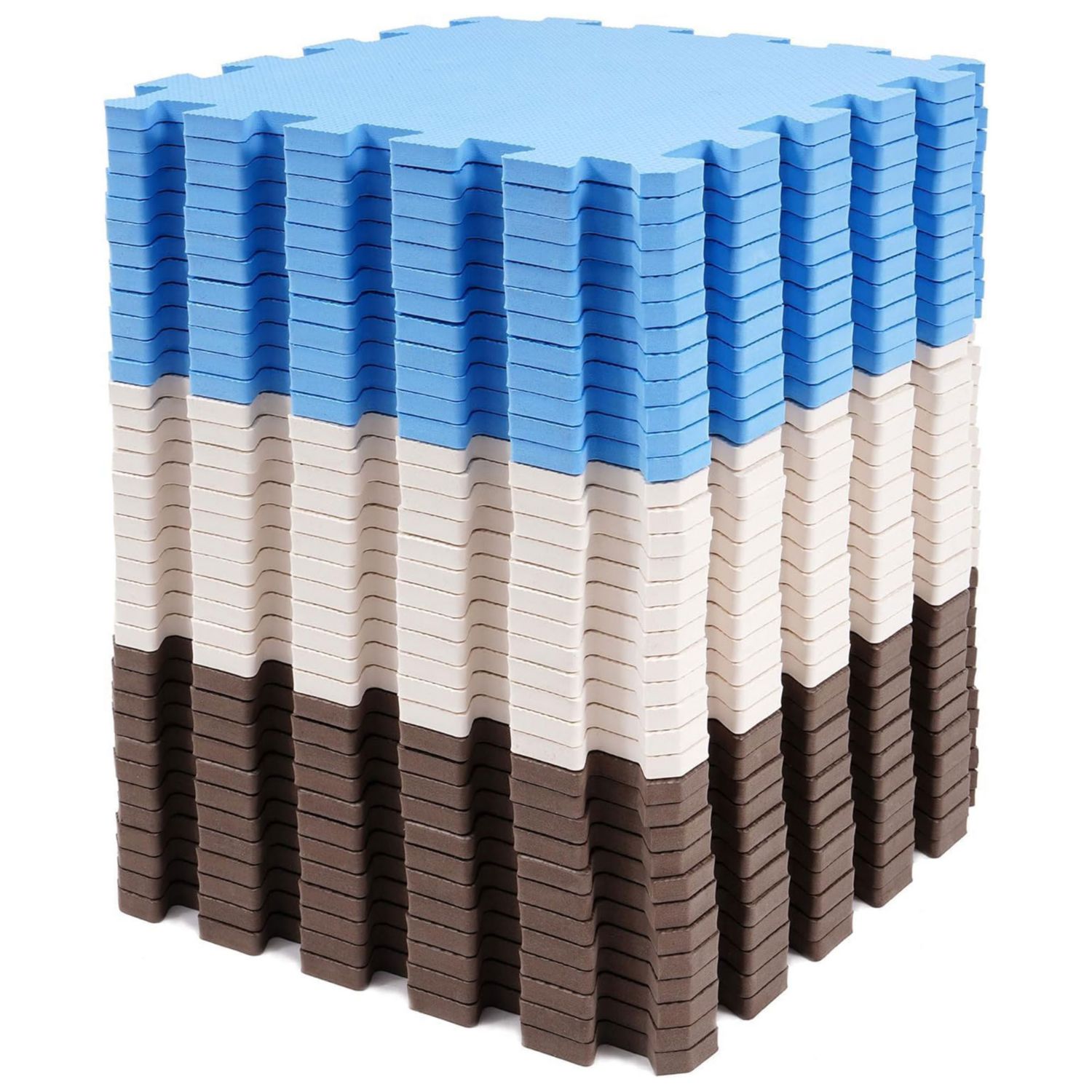 16 Tile Thick Interlocking Puzzle Foam Exercise Play Mat