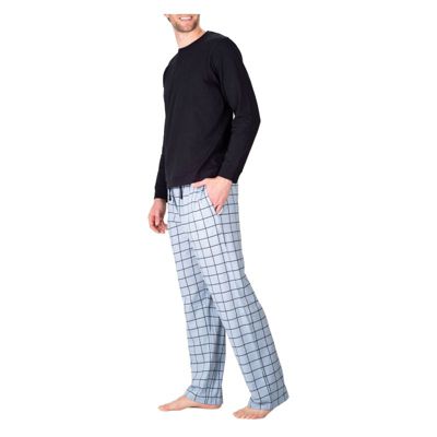Men's Crew Neck Knit Pajama Set