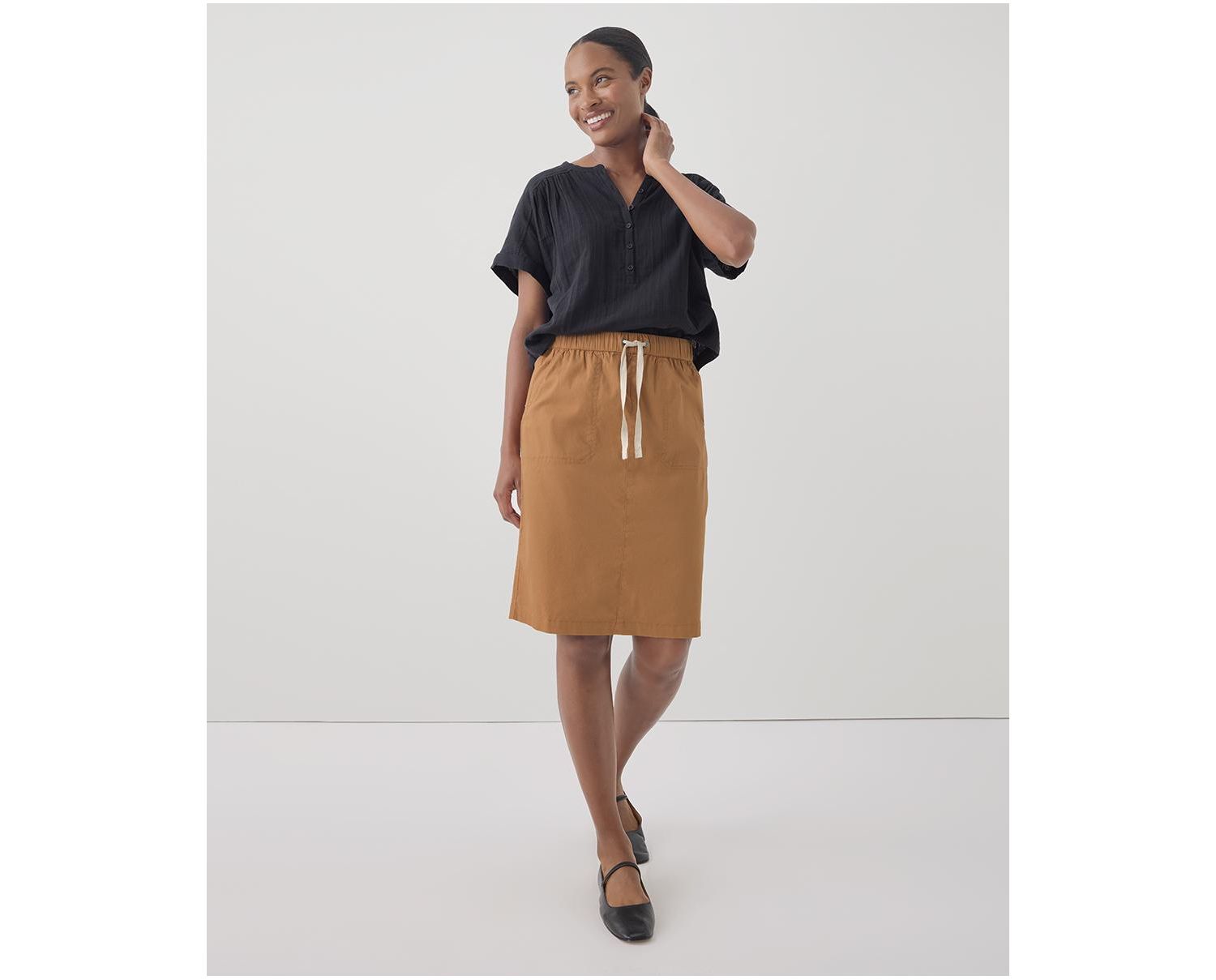 Women's Organic Cotton Daily Twill Skirt