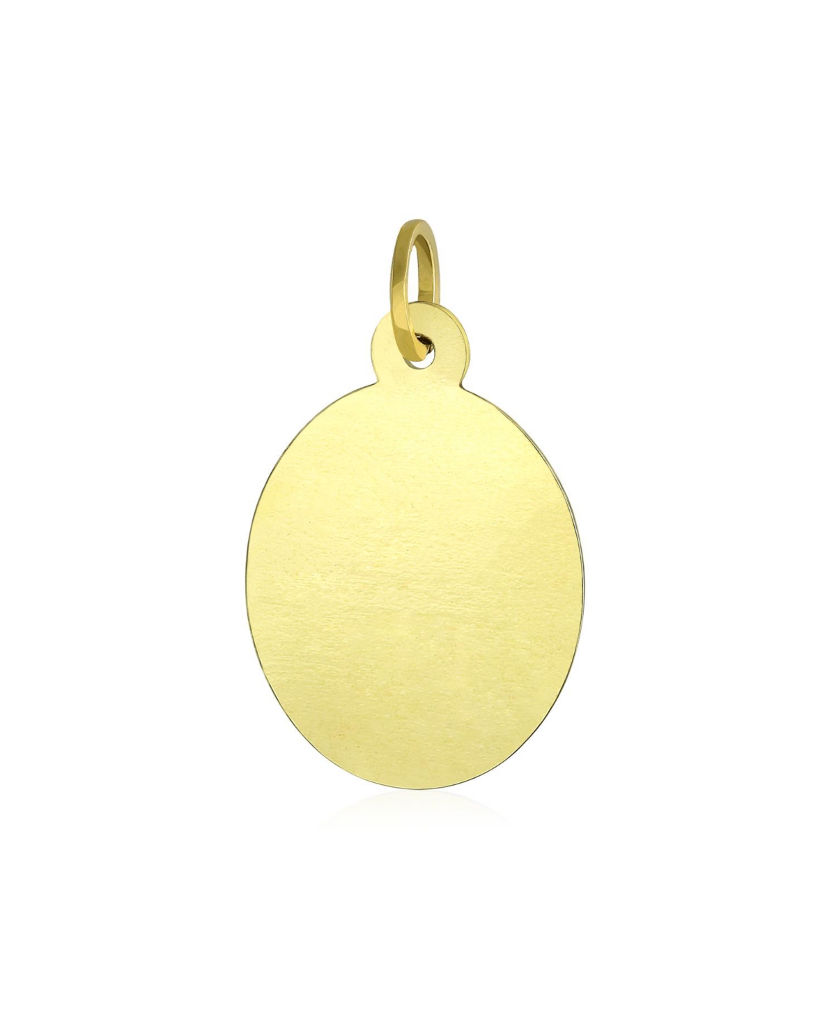 Bling Jewelry Yellow 14KArchangel For Protection Religious Medallion Saint Michael Metal Pendant Necklace For Men For Women No Chain - Gold