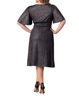 Plus Size Crystal Cove Cocktail Dress with Pockets