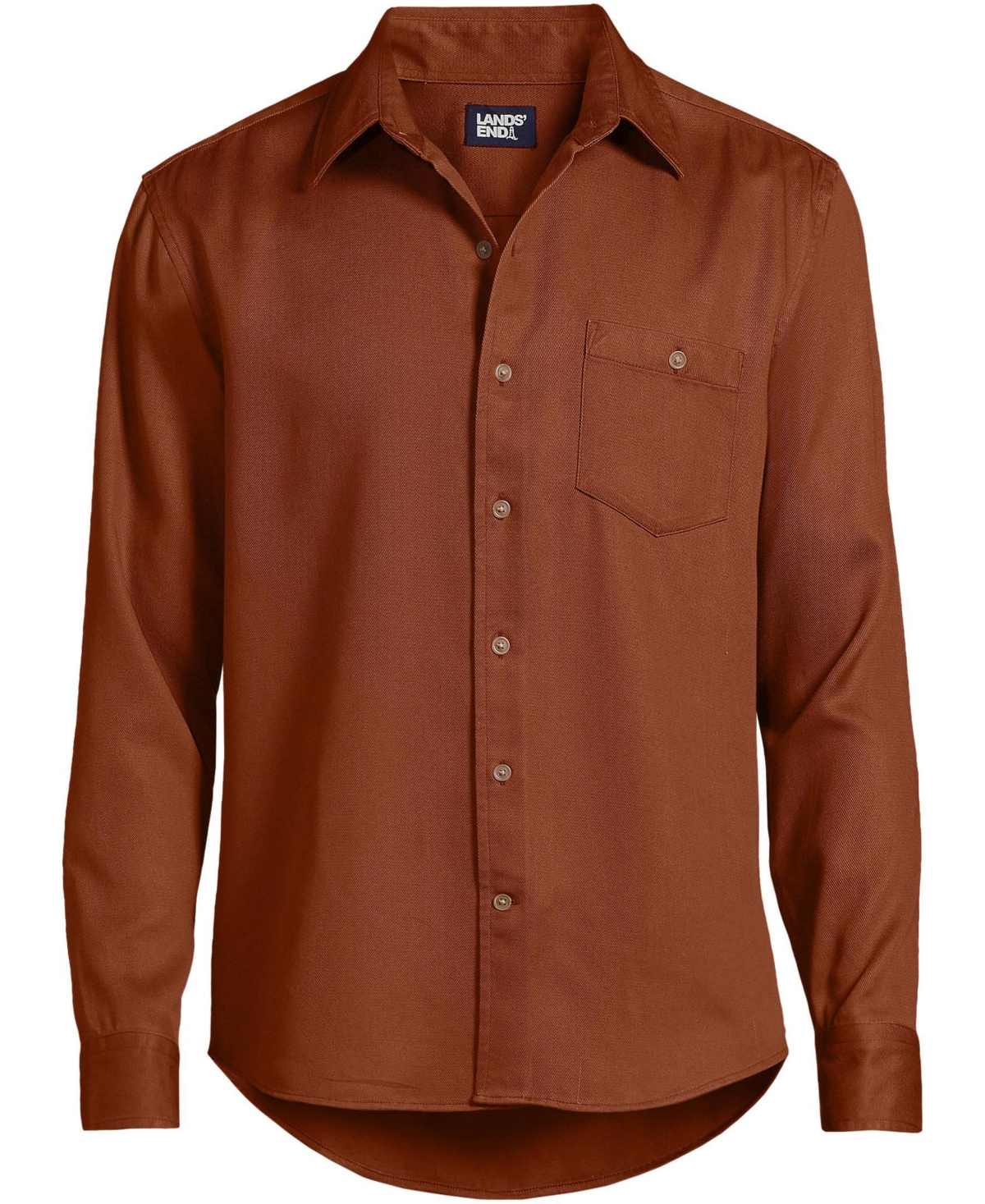 Lands' End Men's Relaxed Twill Shirt