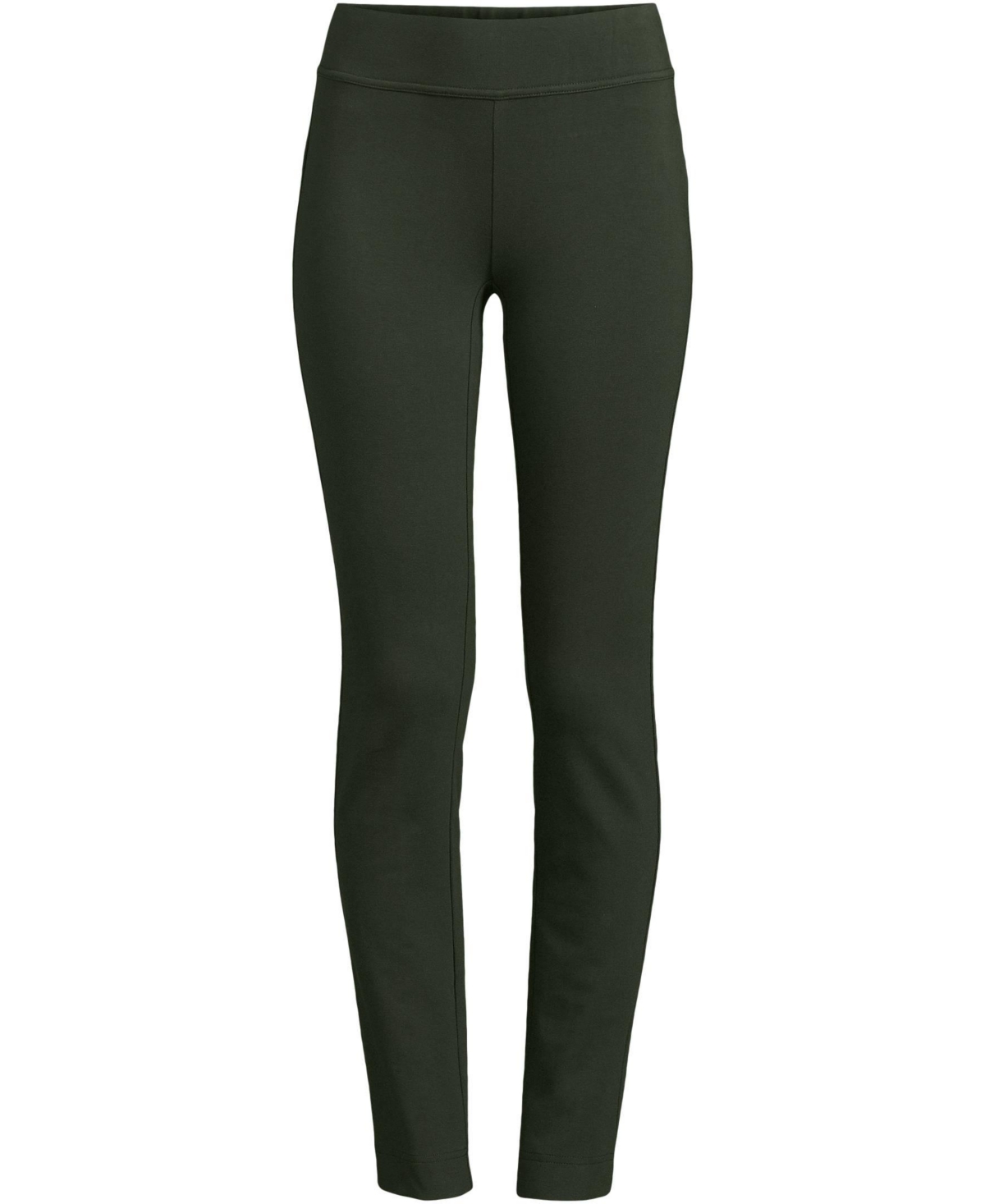 Lands' End Women's Starfish Mid Rise Slim Leg Pants
