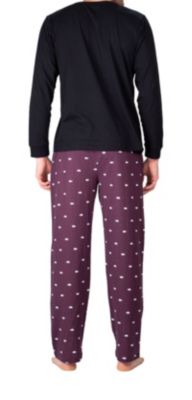 Sleep Hero Men's Henley Neck Knit Pajama Set