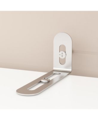 Grey Wood Bookcase With Tempered Glass Doors and 6-Drawers