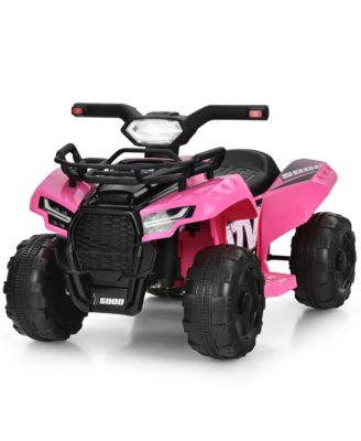6V Kids ATV Quad Electric Ride On Car Toy Toddler with LED Light MP3