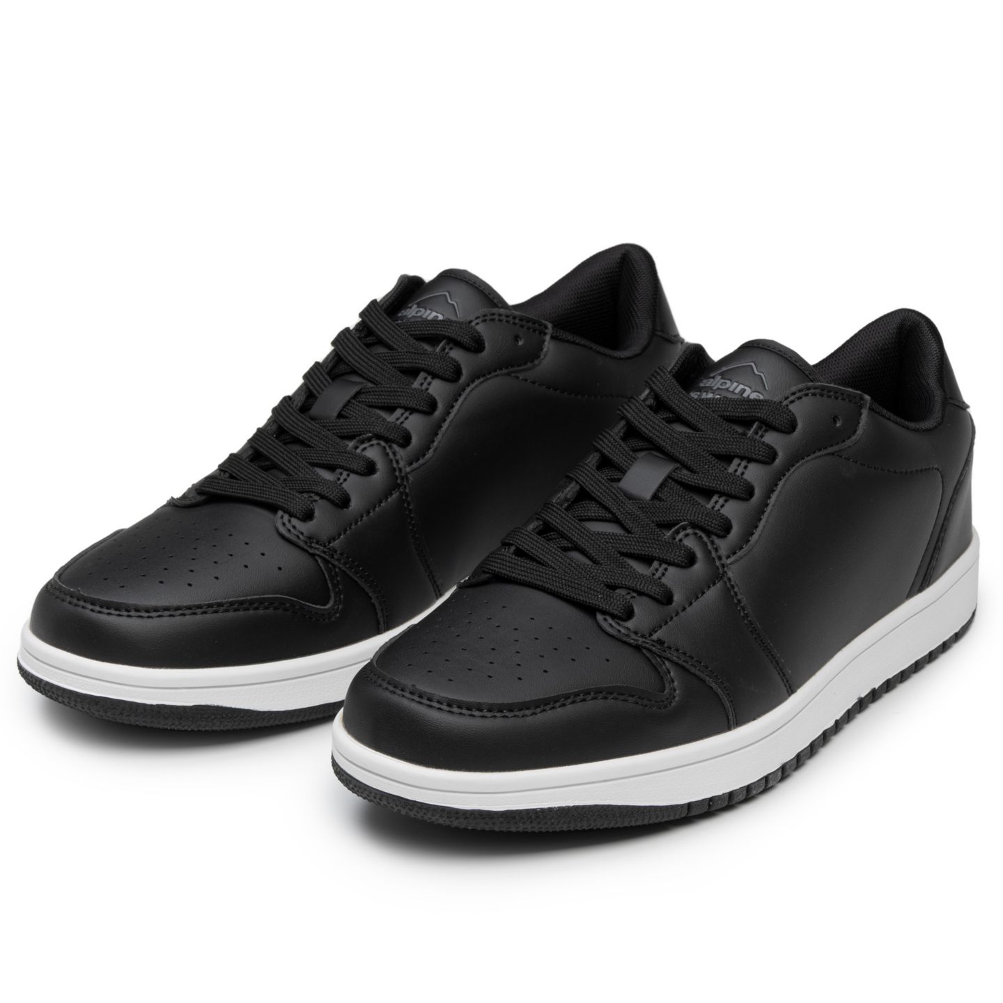 Мужские кроссовки Alpine Swiss Nate Fashion Sneakers Casual Low Top Comfortable Tennis Shoes, цвет: Чёрный — фото 5