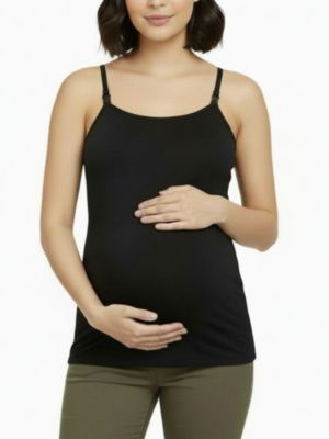 Maternity Clip Down Nursing Tank Top Cami - Motherhood