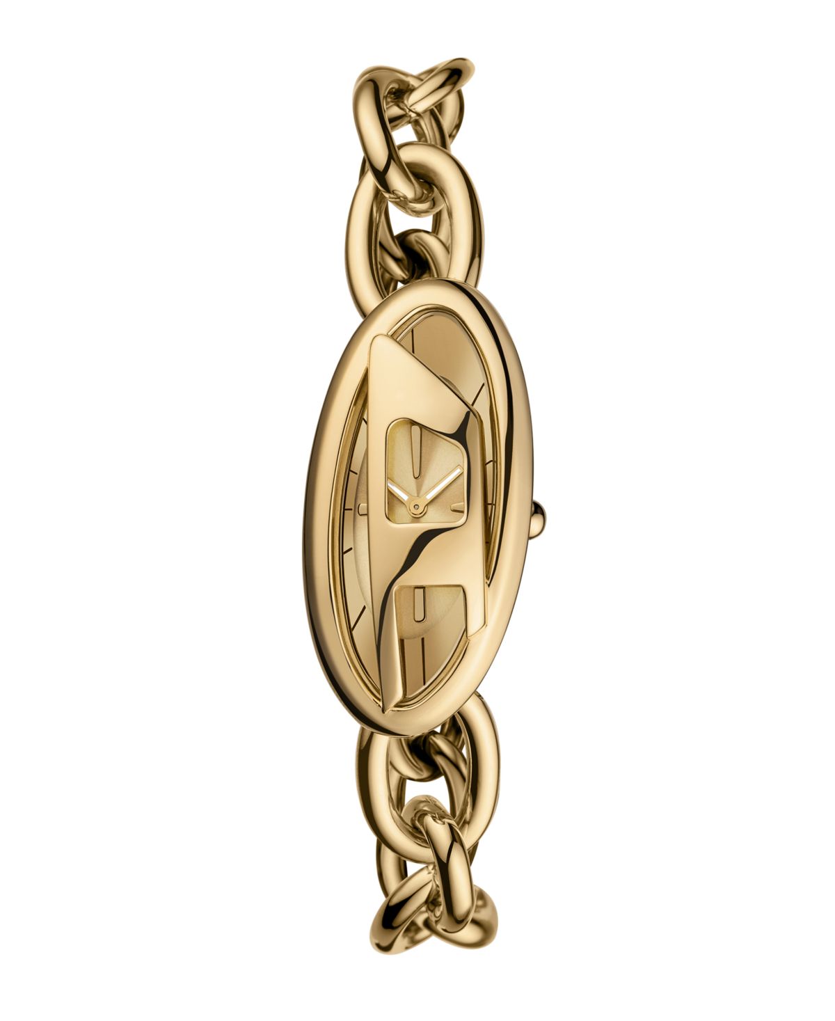 Женские кварцевые часы D-Era Two-Hand Gold из нержавеющей стали 38 мм