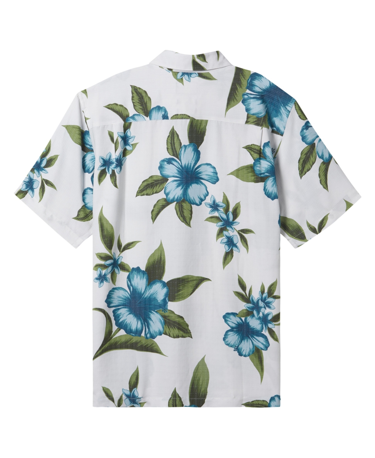 Quiksilver Waterman Men's Outer Reef Short Sleeve Shirt In Mystic Blue Print 4