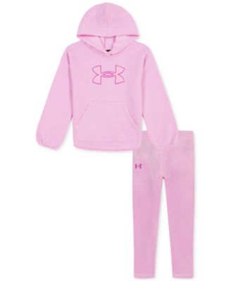 Under Armour - Toddler & Little Girls 2-Pc. Fleece Hoodie & Velour Joggers Set