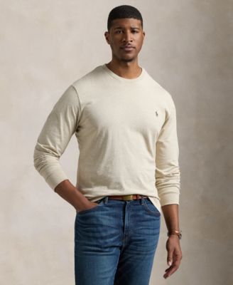 Men's Big & Tall Classic-Fit Jersey Long-Sleeve T-Shirt