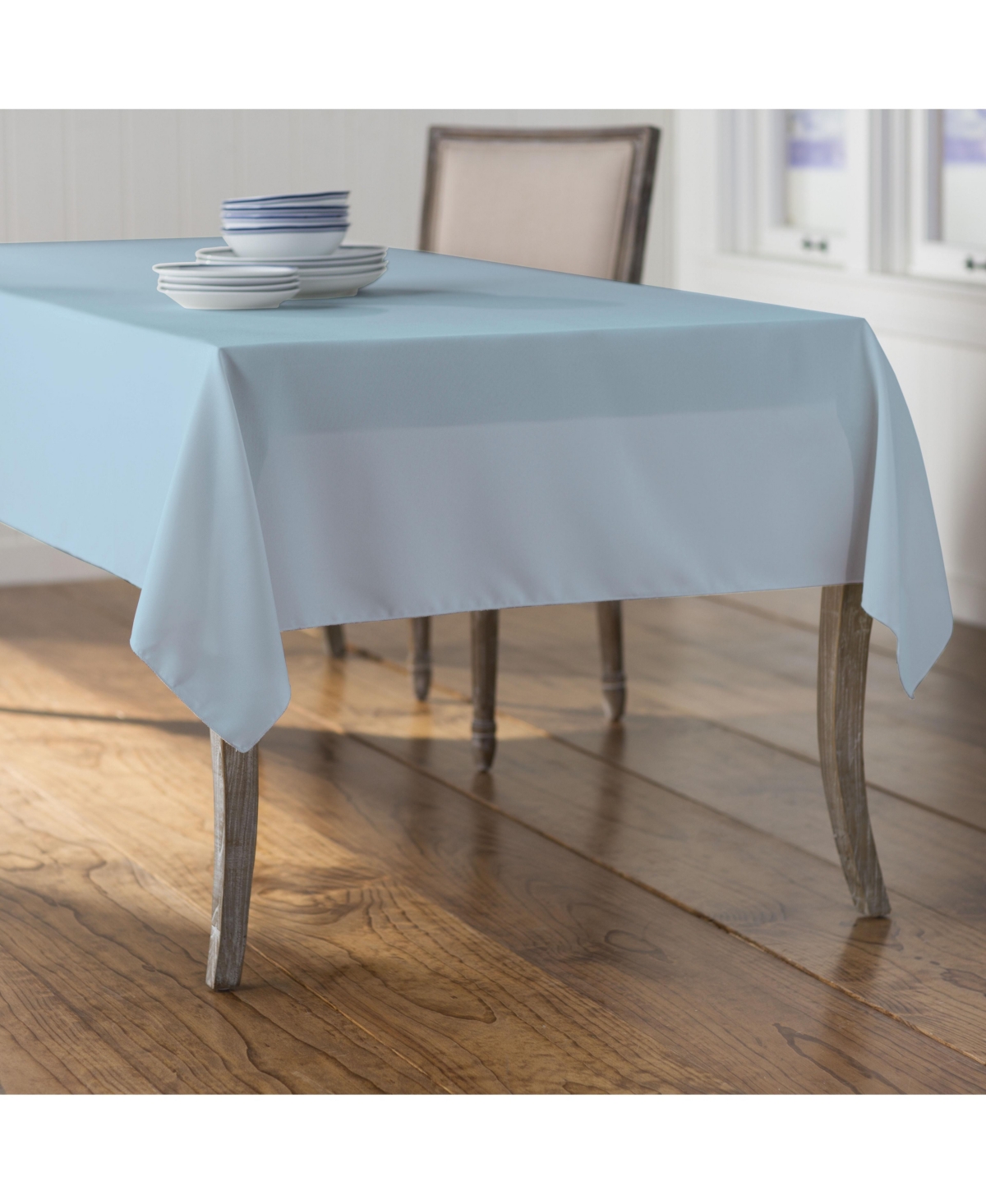 Slickblue Polyester Poplin 60x108-Inch Rectangular Tablecloth Durable and Elegant Table Cover