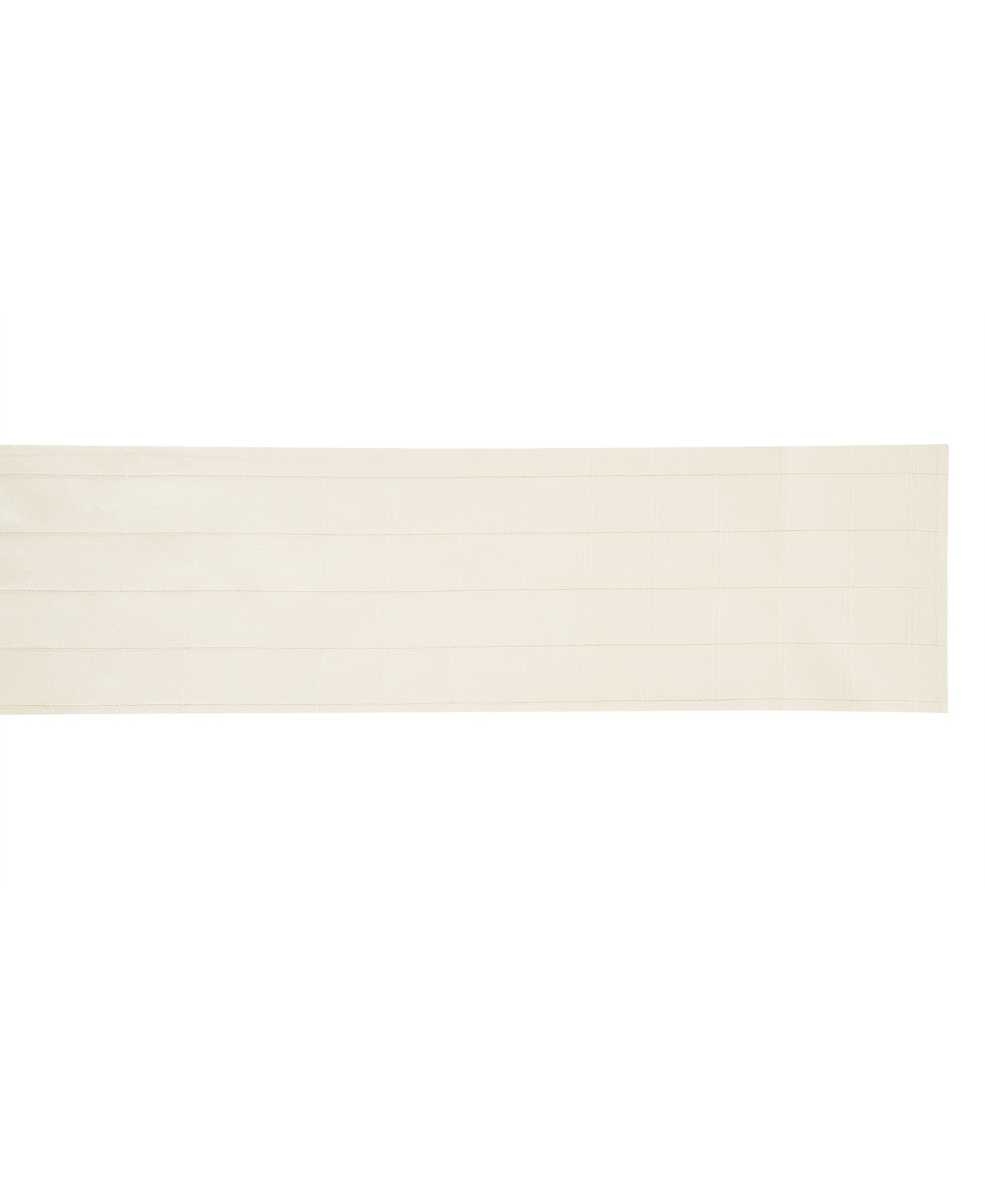 Izod Chadwick Table Runner, 14" X 90" In Ivory