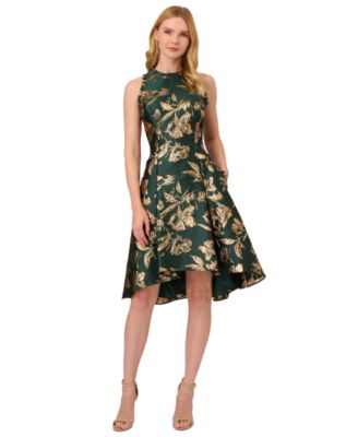 Adrianna papell metallic jacquard sheath dress best sale