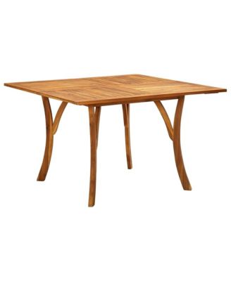 Patio Table 47.2"x47.2"x29.5" Solid Acacia Wood