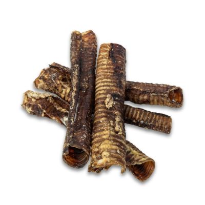 Beef Trachea Dog Treats - 100% Natural, High-Protein, Low-Fat Chews with Chondroitin for Joint Support – 6” (5-Pack)