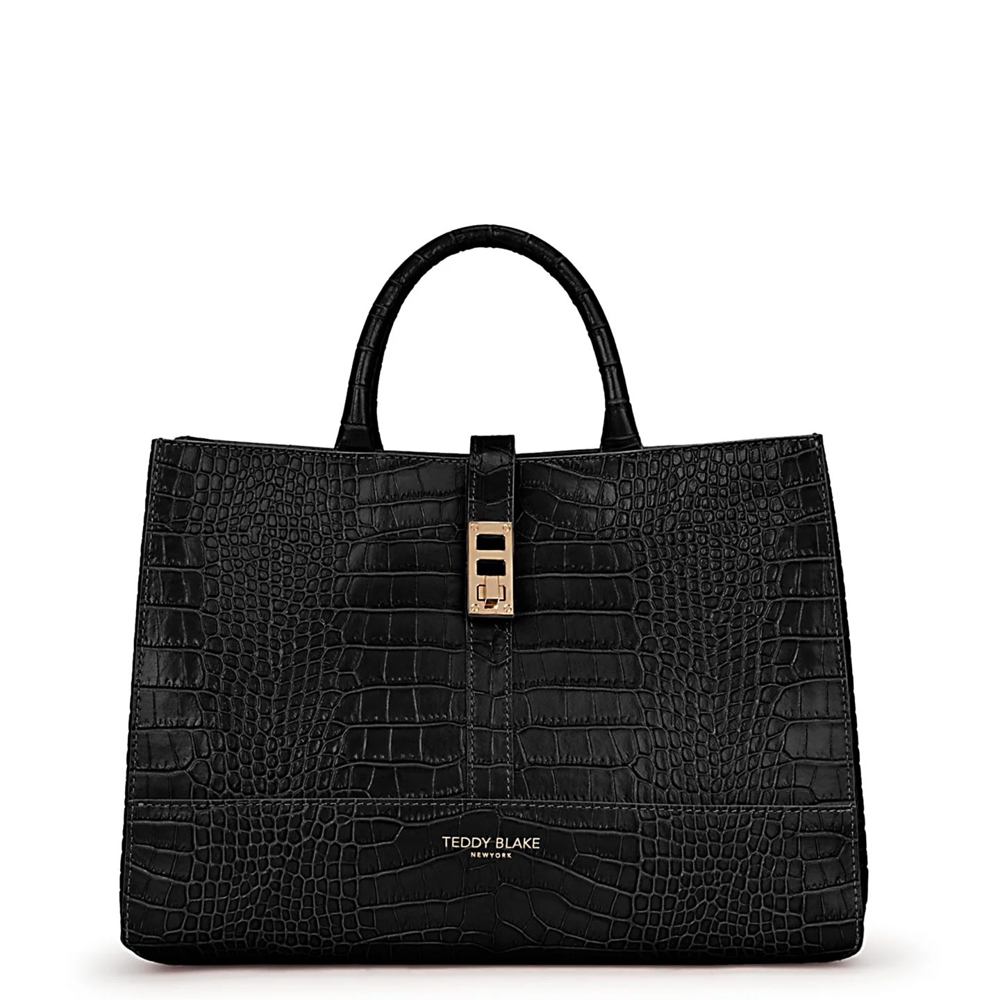 Женская сумка Teddy Blake Lola Croco 12", цвет: Чёрный — фото 1