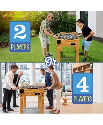 48" Competition Foosball Table for Home and Game Room with 2 Balls and 2 Cup Holders