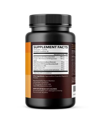 NeuroIgnite Capsules + St. John's Wort, Brain Support & Memory Supplement, 60ct