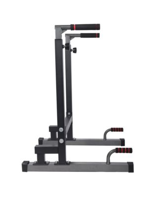 BalanceFrom Multi-Function Home Gym Exercise Dip Stand, 500lb Capacity, Black