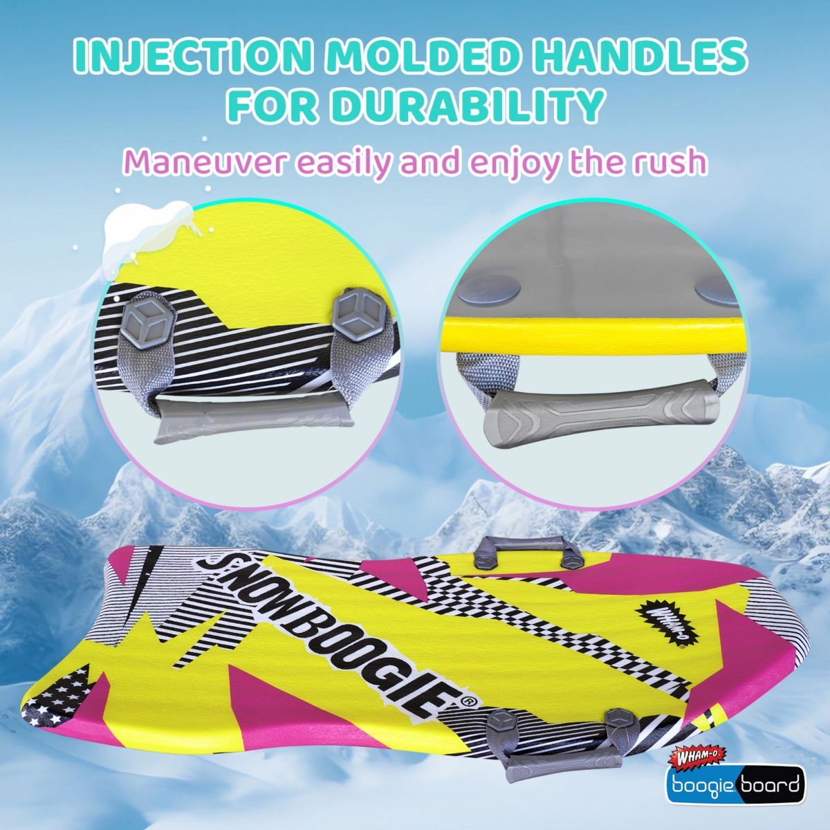 Air Thunder 40", Single Rider Snow Sled with Side Handles