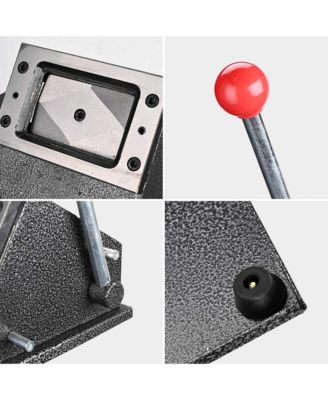 2-1/8" x 3-3/8" Die Cutter Manual ID Card Scrapbooking Paper Trimmer Heavy Duty Punch