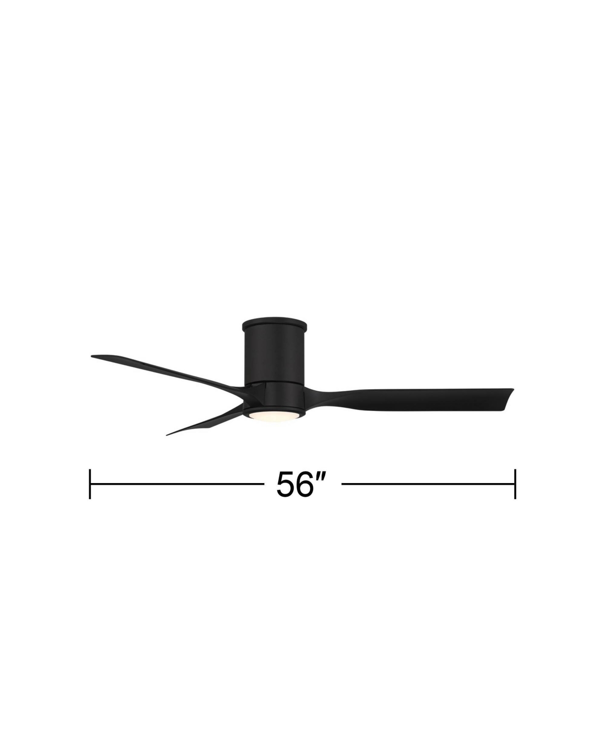 Casa Vieja Keel Modern Indoor Outdoor Ceiling Fan 3 Blade Led Light Remote Control MatteFinish Blades Bedroom Patio Living Room Kitchen Por