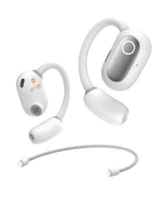 True Wireless Earbuds Bluetooth 5.3 Open Ear Headphones Sport Earphones,Eli Fit White