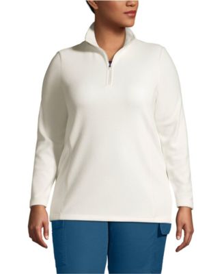 Plus Size Anyweather Fleece Quarter Zip Pullover