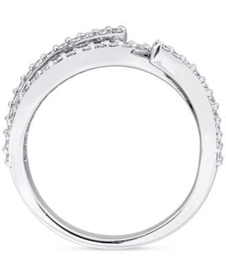 Moissanite Wrap Statement Ring (1/2 ct. t.w.) in Sterling Silver