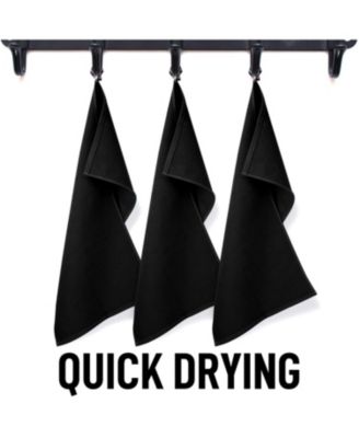 Reusable 100% Cotton Waffle Weave 3 Pc. Kitchen Towels