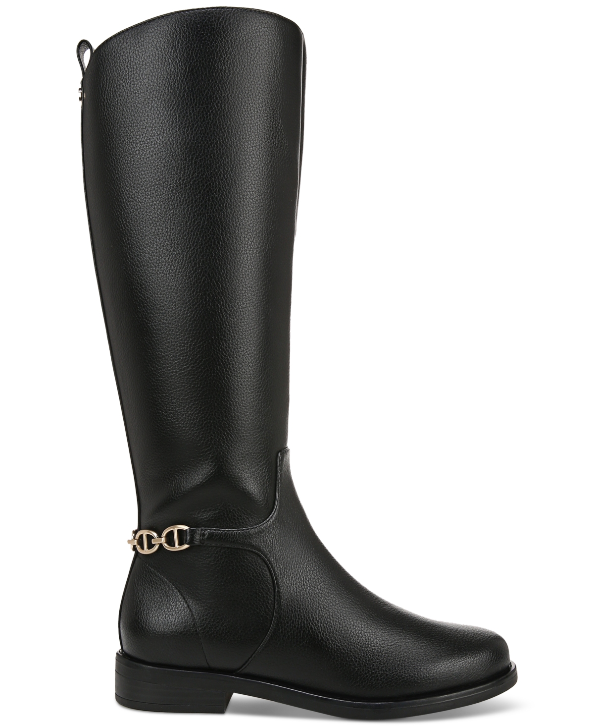 Giani Bernini Womens Zipper Manmade Knee-high Boots In Black