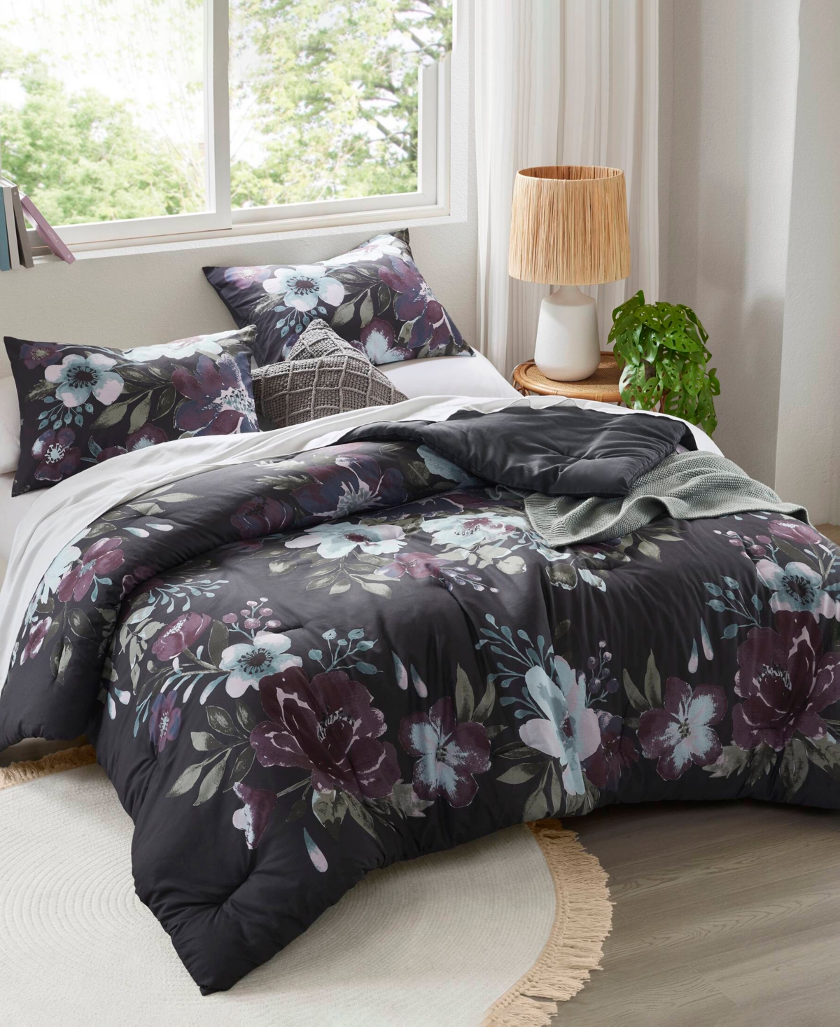 Madison Park Jolene Floral 3-Pc. Comforter Set, King/California King