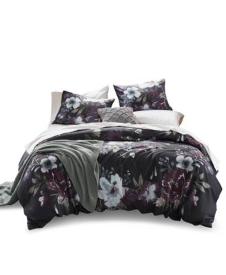Jolene Floral 3-Pc. Duvet Cover Set, Full/Queen