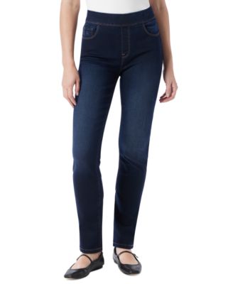 Gloria Vanderbilt - Women's Amanda High-Rise Straight Pull-On Jeans