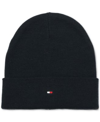 Tommy Hilfiger - Men's Flag Embroidery Double Cuff Beanie