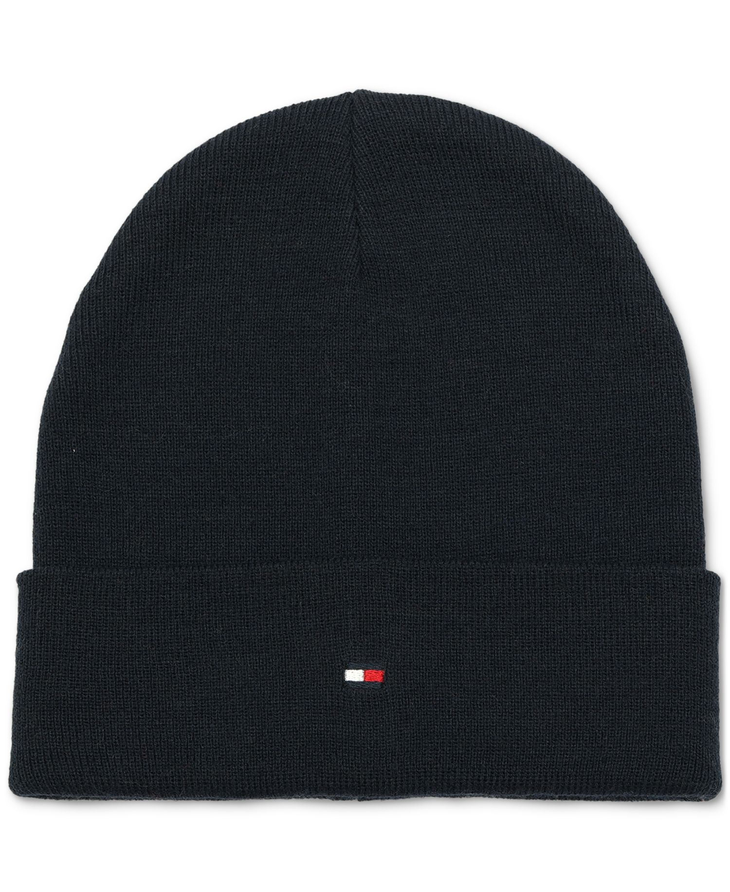 Men's Flag Embroidery Double Cuff Beanie