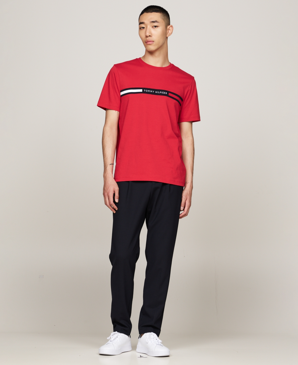 Tommy Hilfiger Men's Chest Insert Logo Short Sleeve T-Shirt