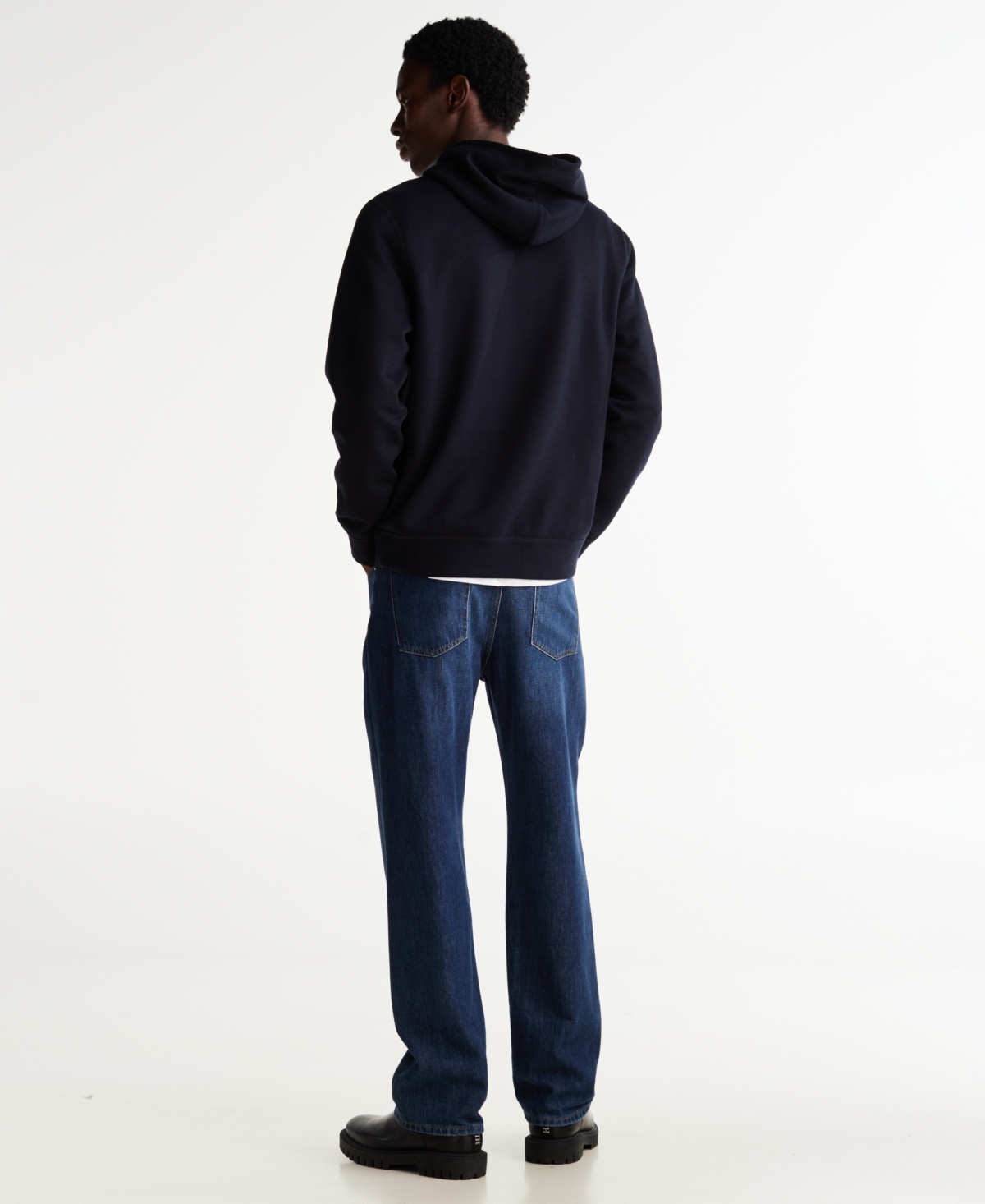 Tommy Hilfiger Men's Essential Fleece Hoodie In Blue