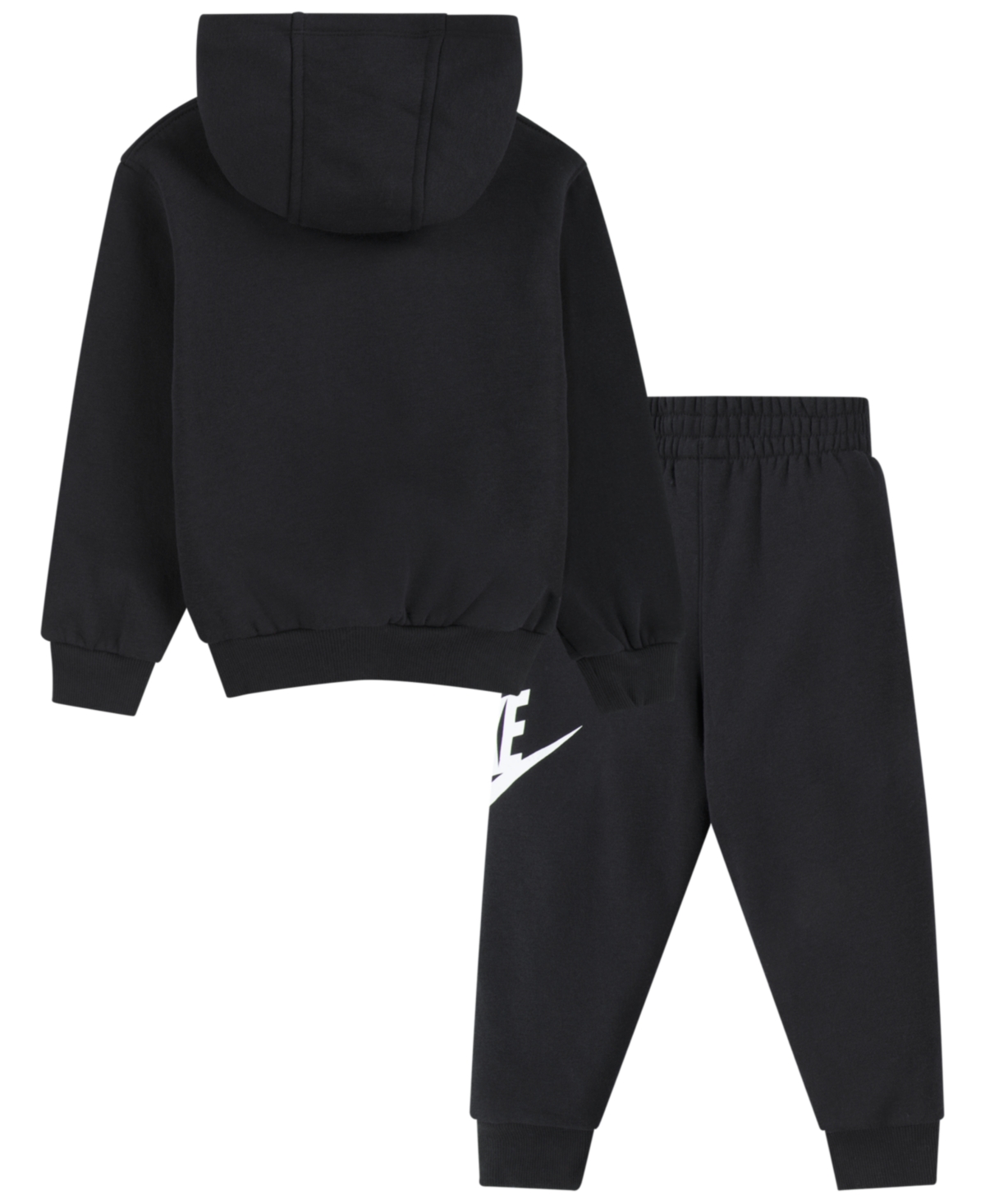 Nike Sportswear Club Fleece Toddler Hoodie Set In Black