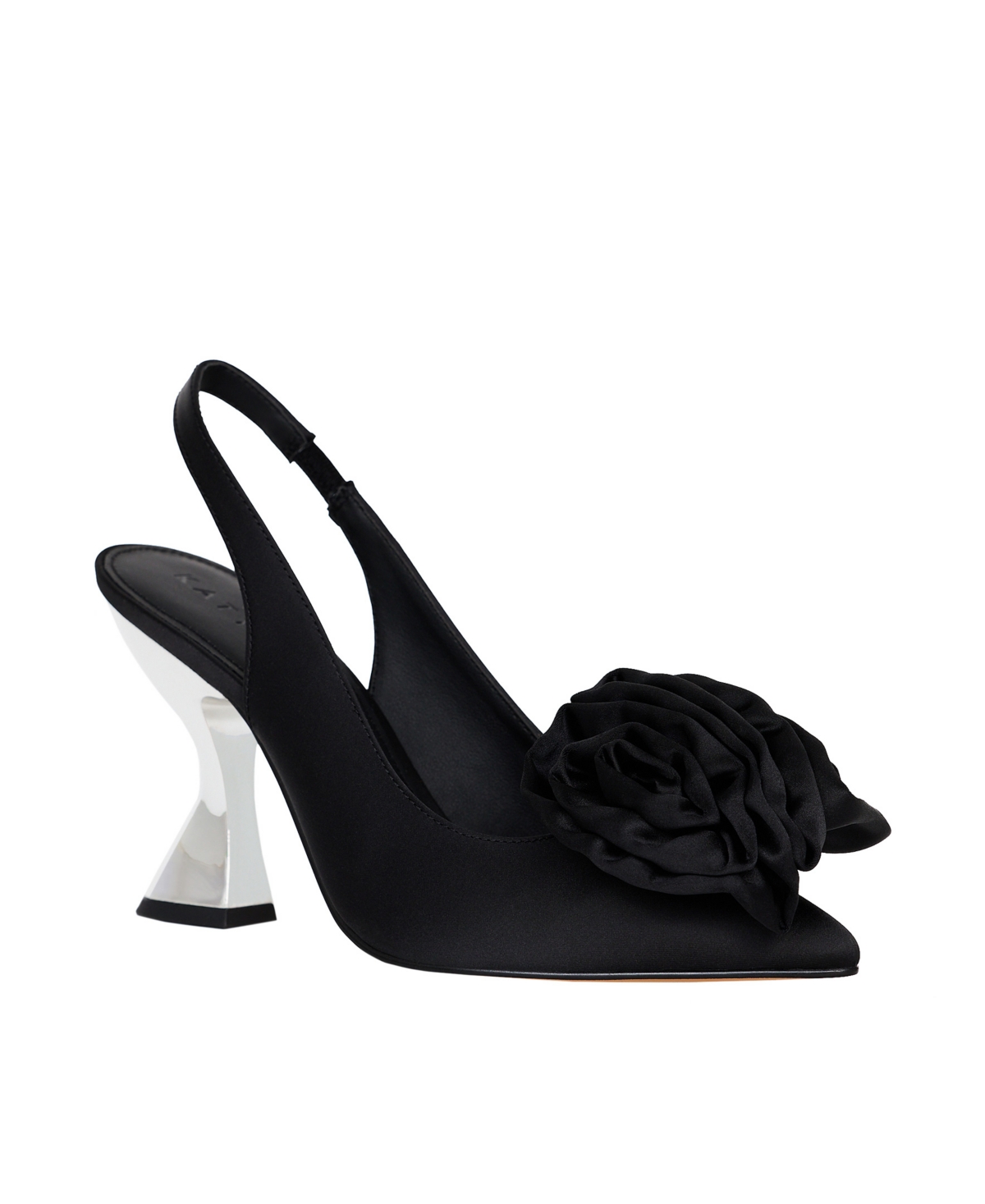 Shop Katy Perry Women's Laterr High Flower Heels In Black