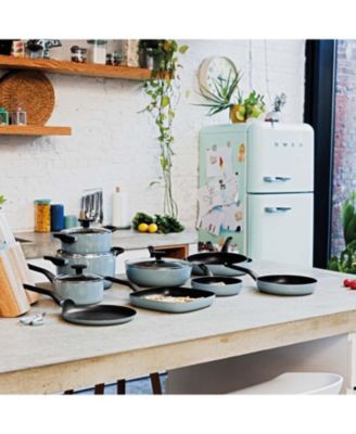 Slate Nonstick Aluminum Grill Pan 10.25"