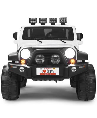 12V Kids Ride On Car 2 Seater Truck RC Electric Vehicles w/ Storage Room