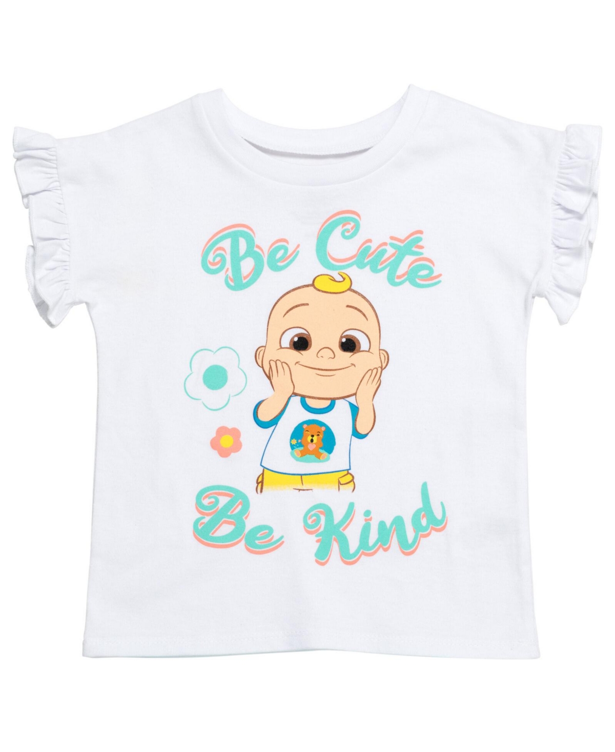 CoComelon Baby Girls Jj T-Shirt and Shorts Outfit Set to -white