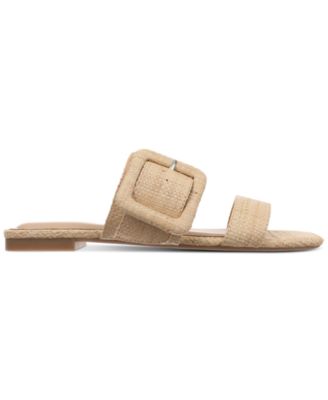 Women's Paulina Buckled Two-Band Flat Sandals, Created for Macy's