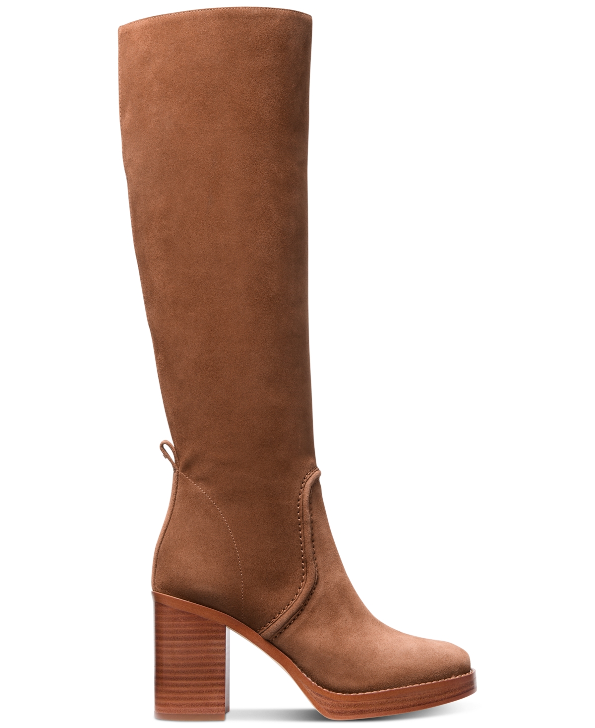 Michael Kors Michael  Women's Hayden Block-heel Boots In Luggage